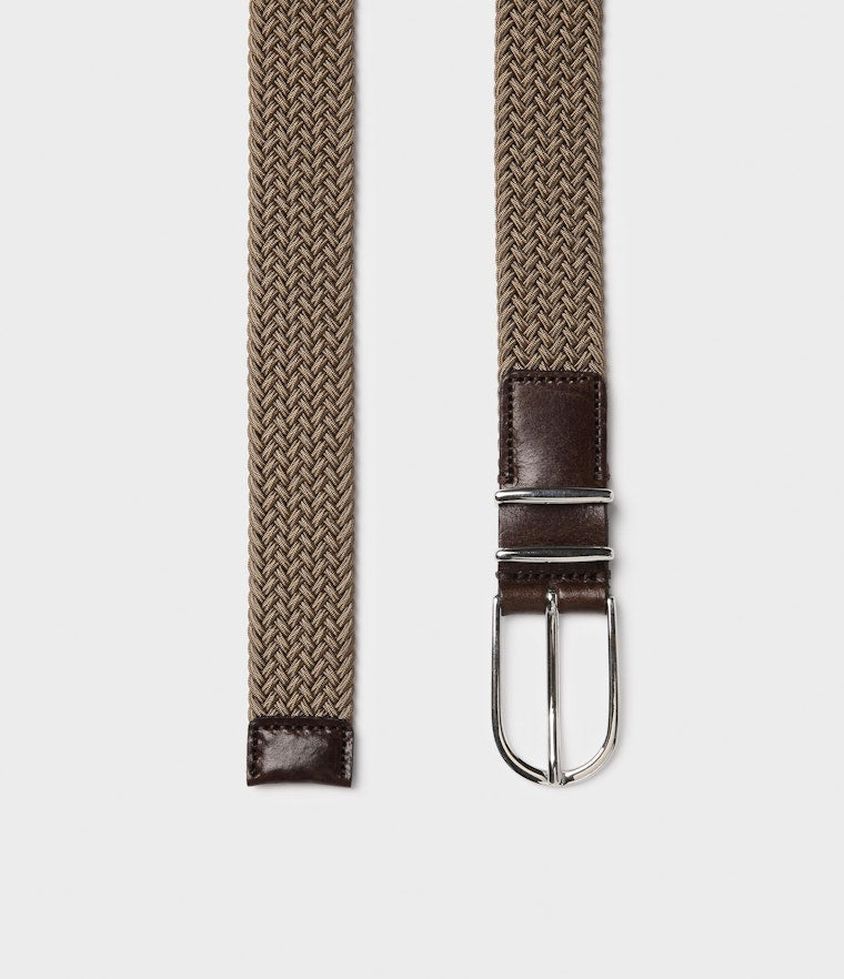 Saddler Mangola Textilbälte - Brun - Travels And Bags
