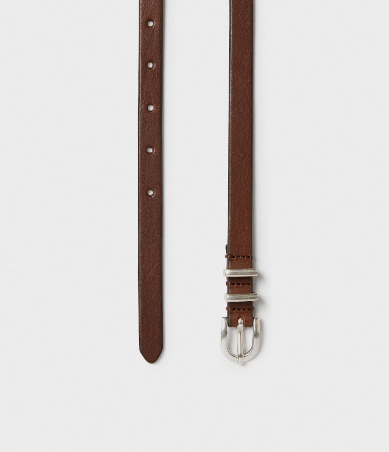 Saddler Kilen Läderbälte - Brun - Travels And Bags