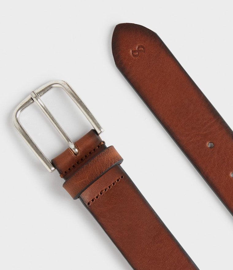 Saddler Bergviken Läderbälte - Brun - Travels And Bags