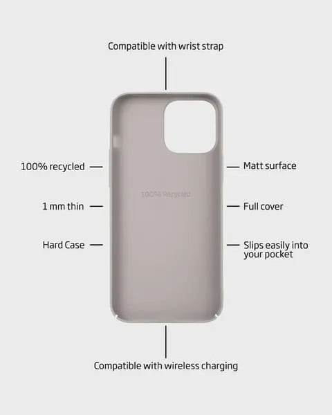 Holdit Telefonskal Slim iPhone 14 Pro - Taupe - Travels And Bags