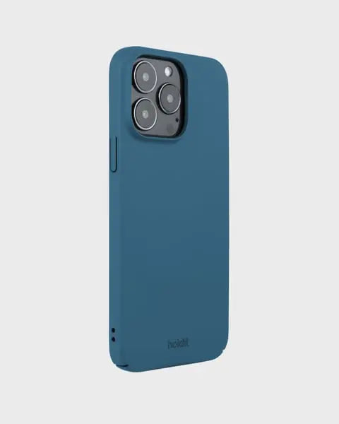Holdit Telefonskal Slim iPhone 14 Pro Max - Blå - Travels And Bags