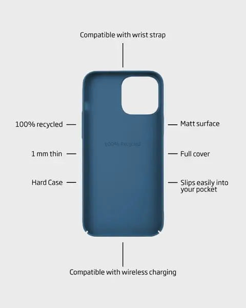 Holdit Telefonskal Slim iPhone 14 Pro Max - Blå - Travels And Bags
