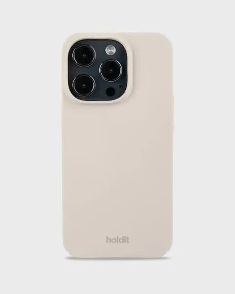 Holdit Telefonskal Slim iPhone 15 Pro - Beige - Travels And Bags