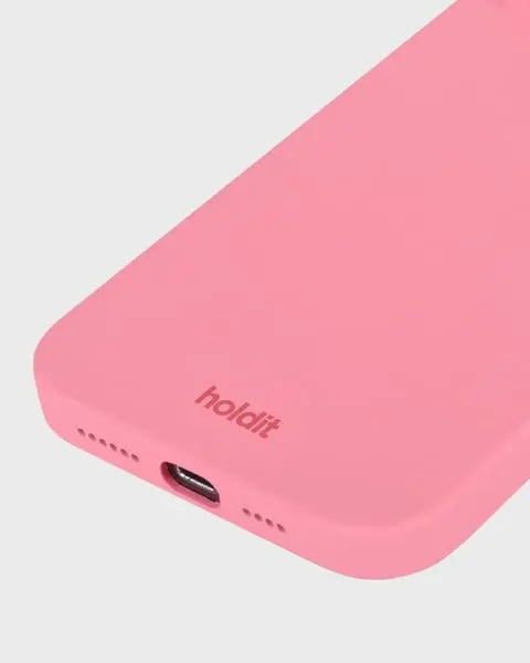 Holdit Telefonskal Silicone iPhone 15 - Rosa - Travels And Bags