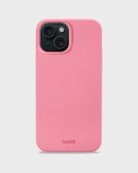 Holdit Telefonskal Silicone iPhone 15 - Rosa - Travels And Bags