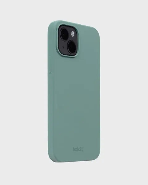 Holdit Telefonskal Silicone iPhone 15 - Grön - Travels And Bags