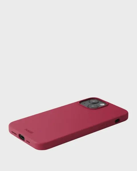 Holdit Telefonskal Silicone iPhone 15 - Röd - Travels And Bags