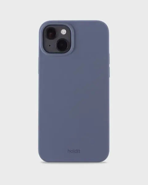Holdit Telefonskal Silicone iPhone 15 Plus - Marinblå - Travels And Bags