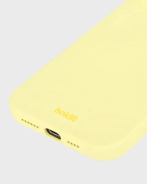 Holdit Telefonskal Silicone iPhone 15 Plus - Gul - Travels And Bags