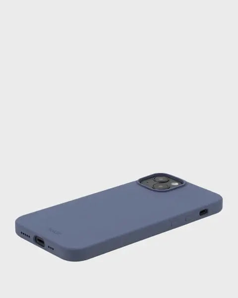 Holdit Telefonskal Silicone iPhone 15 Plus - Marinblå - Travels And Bags