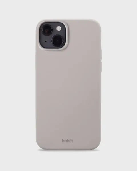 Holdit Telefonskal Silicone iPhone 15 Plus - Taupe - Travels And Bags