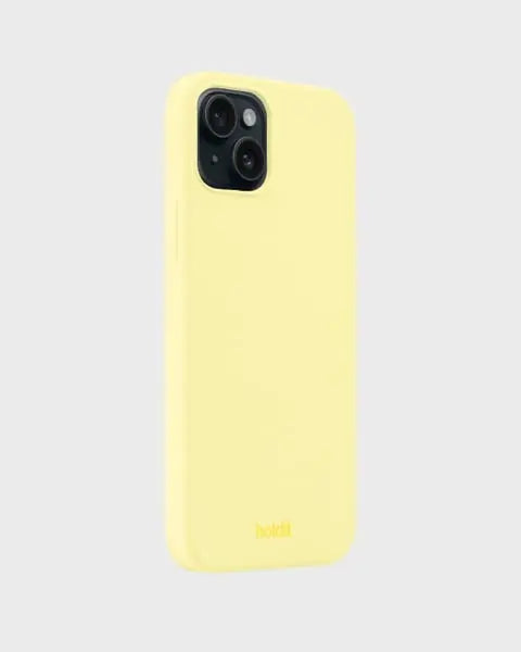 Holdit Telefonskal Silicone iPhone 15 Plus - Gul - Travels And Bags