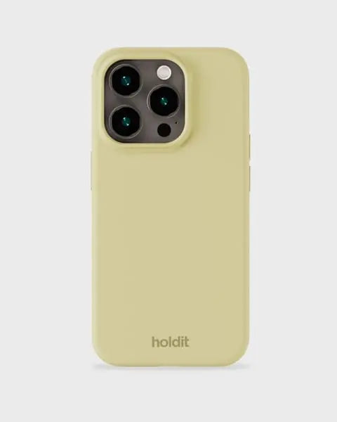 Holdit Telefonskal Silicone iPhone 15 Pro - Biscotti - Travels And Bags