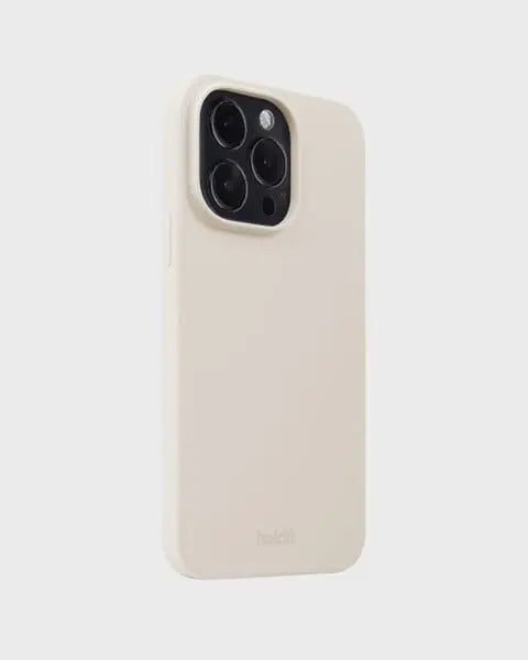 Holdit Telefonskal Silicone iPhone 15 Pro - Beige - Travels And Bags