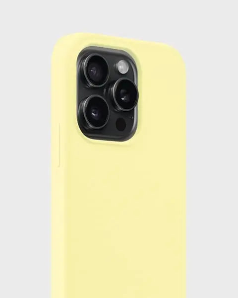 Holdit Telefonskal Silicone iPhone 15 Pro - Gul - Travels And Bags
