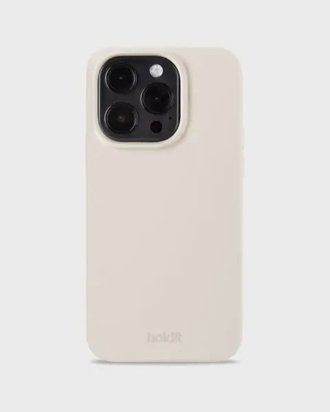 Holdit Telefonskal Silicone iPhone 15 Pro - Beige - Travels And Bags