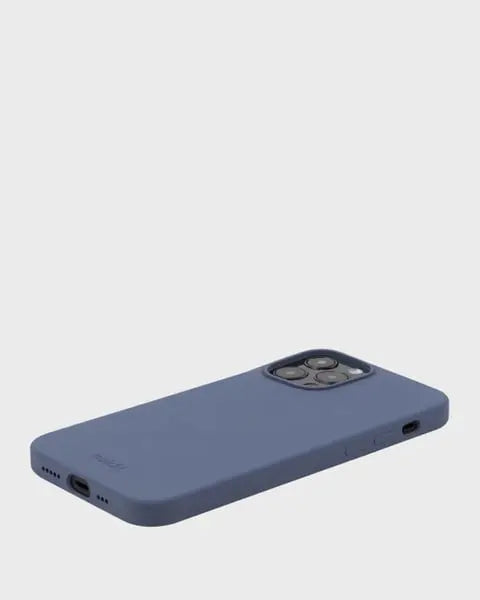 Holdit Telefonskal Silicone iPhone 15 Pro Max - Marinblå - Travels And Bags