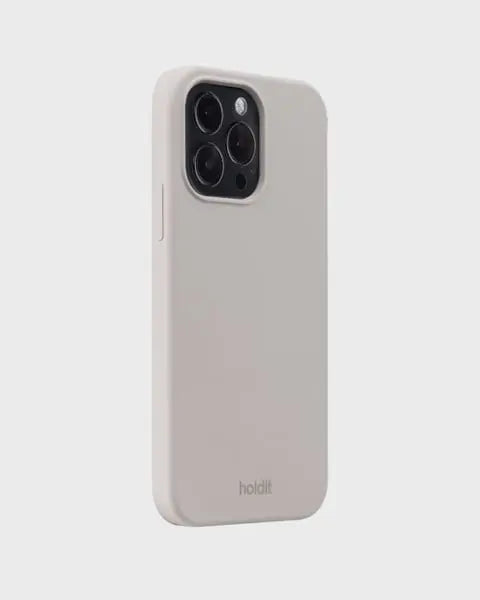Holdit Telefonskal Silicone iPhone 15 Pro Max - Taupe - Travels And Bags