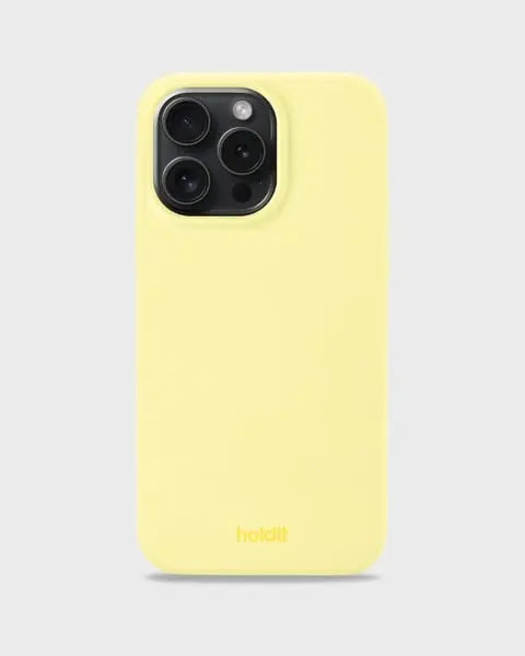 Holdit Telefonskal Silicone iPhone 15 Pro Max - Gul - Travels And Bags