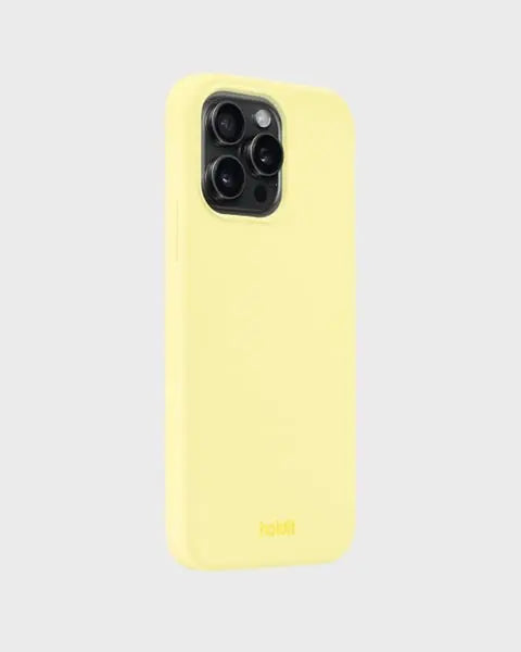Holdit Telefonskal Silicone iPhone 15 Pro Max - Gul - Travels And Bags
