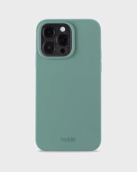Holdit Telefonskal Silicone iPhone 15 Pro Max - Grön - Travels And Bags
