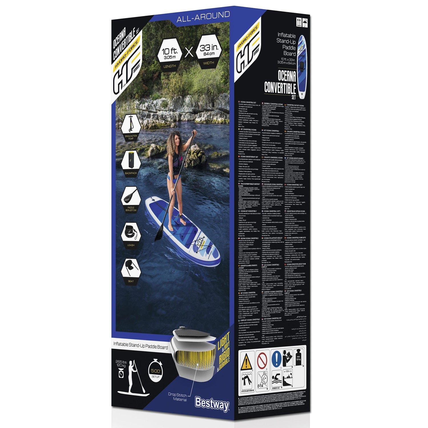 Bestway - Hydro Force SUP Oceana Convertible Set - Travels And Bags