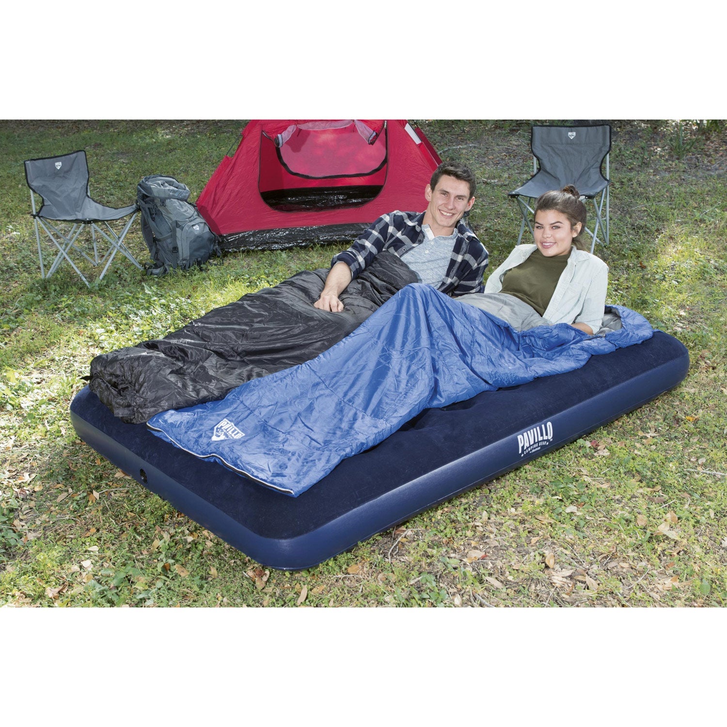 Bestway - Pavillo Luftmadrass 1.91m x 1.37m x 22cm - Travels And Bags
