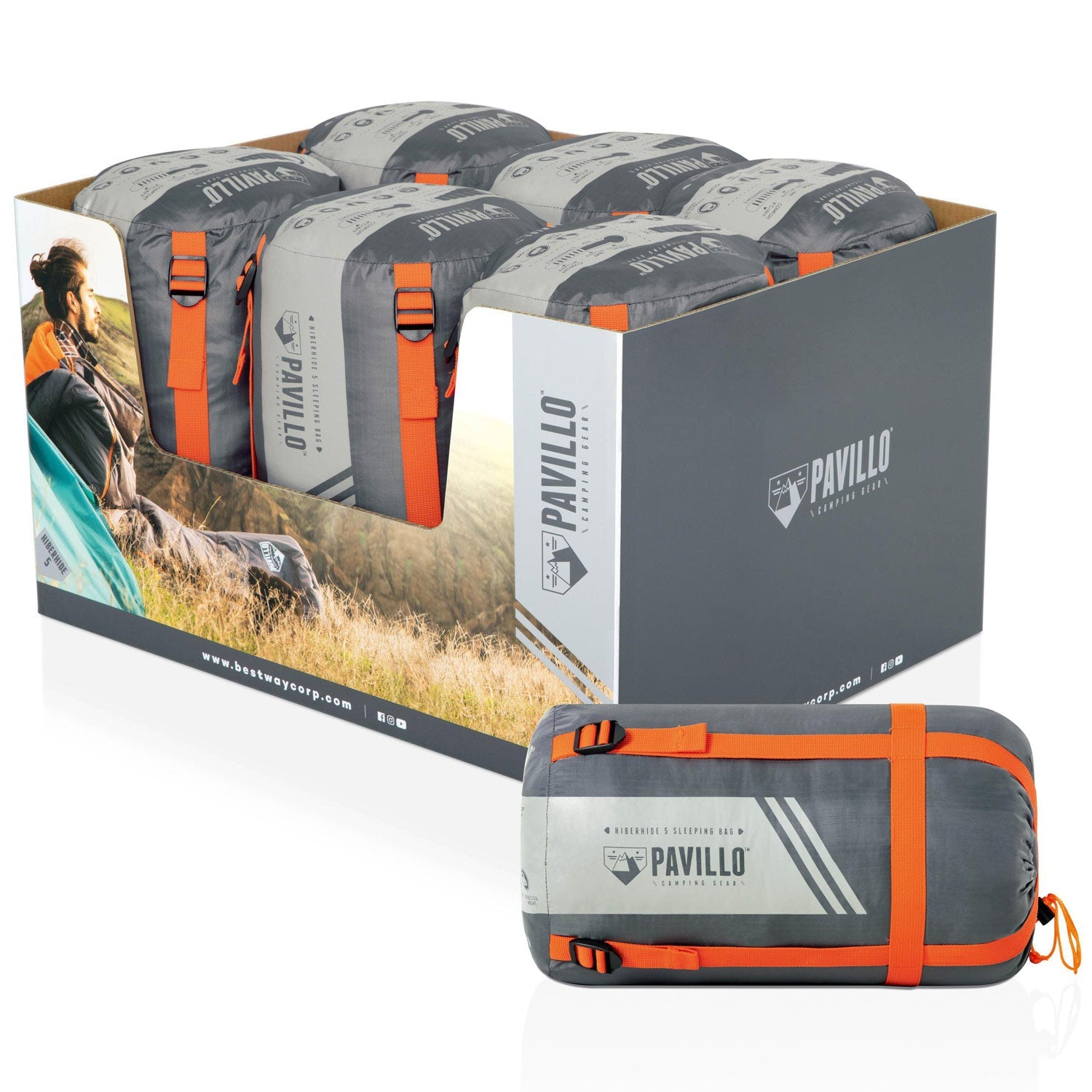 Bestway - Hiberhide 5 Sovsäck 2.30m x 80cm x 60cm - Travels And Bags