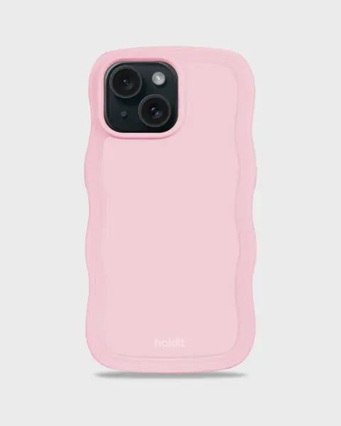 Holdit Telefonskal Wavy iPhone 15/14/13 - Rosa - Travels And Bags