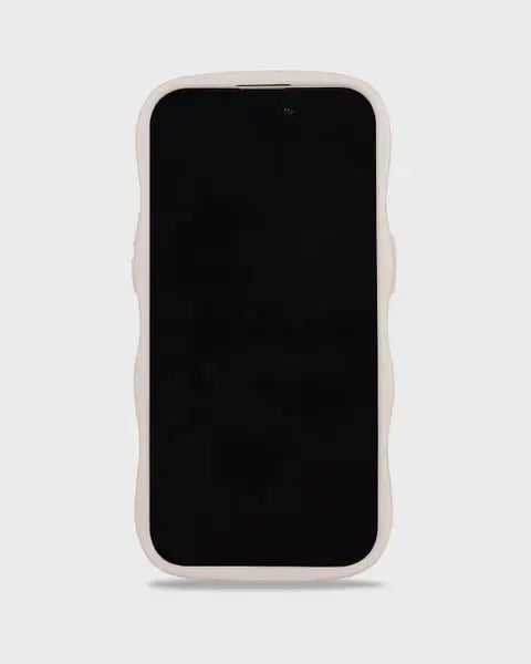 Holdit Telefonskal Wavy iPhone 15/14/13 - Beige/Transparent - Travels And Bags