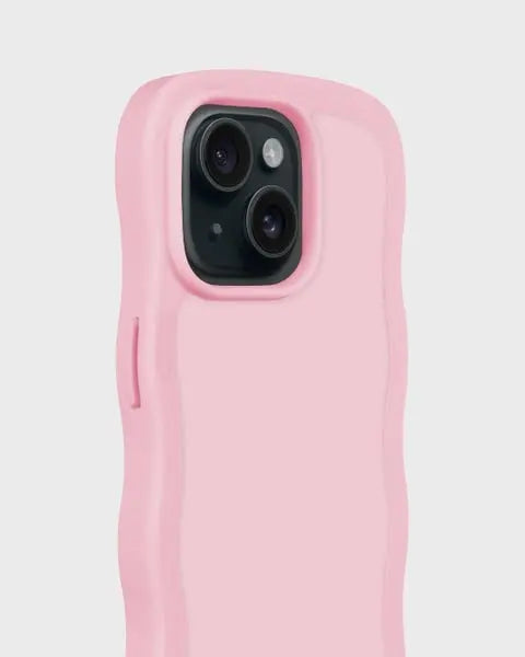 Holdit Telefonskal Wavy iPhone 15/14/13 - Rosa - Travels And Bags