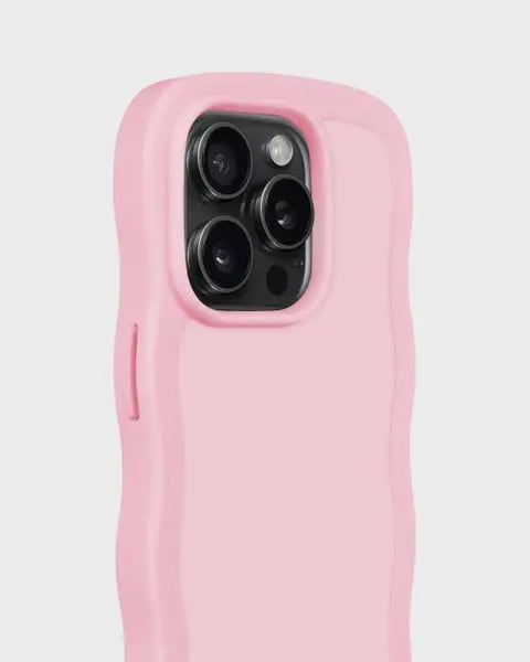 Holdit Telefonskal Wavy iPhone 14 Pro - Rosa - Travels And Bags
