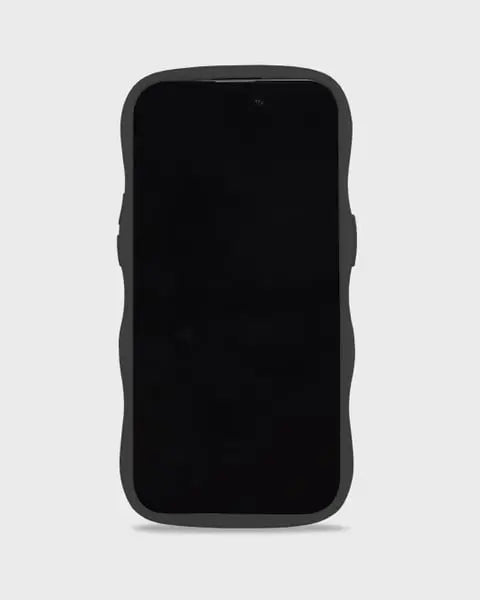 Holdit Telefonskal Wavy iPhone 14 Pro - Svart/Spegel - Travels And Bags