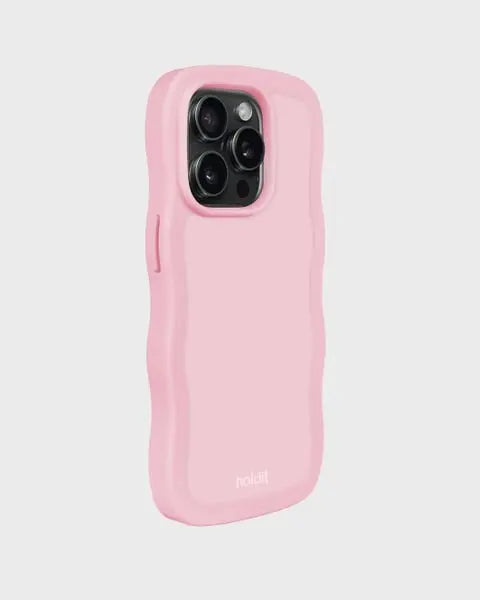 Holdit Telefonskal Wavy iPhone 14 Pro - Rosa - Travels And Bags
