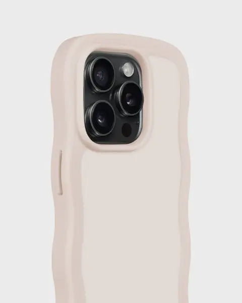 Holdit Telefonskal Wavy iPhone 15 Pro - Beige - Travels And Bags