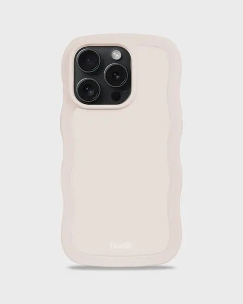 Holdit Telefonskal Wavy iPhone 15 Pro - Beige - Travels And Bags