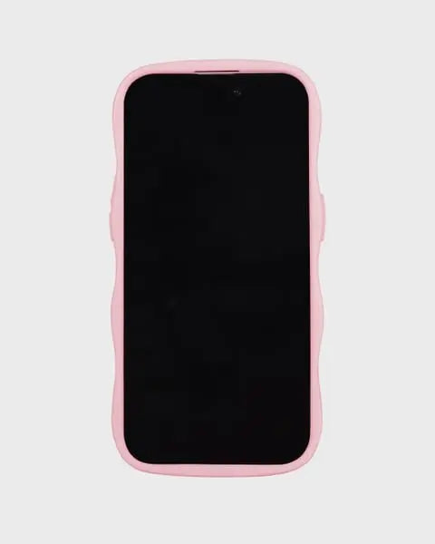 Holdit Telefonskal Wavy iPhone 15 Pro - Rosa/Transparent - Travels And Bags