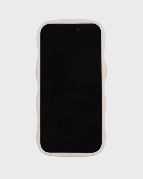 Holdit Telefonskal Wavy iPhone 15 Pro Max - Beige/Transparent - Travels And Bags