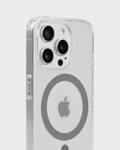 Holdit Telefonskal MagSafe iPhone 15 Pro - Transparent/Grå - Travels And Bags