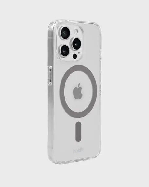 Holdit Telefonskal MagSafe iPhone 15 Pro - Transparent/Grå - Travels And Bags