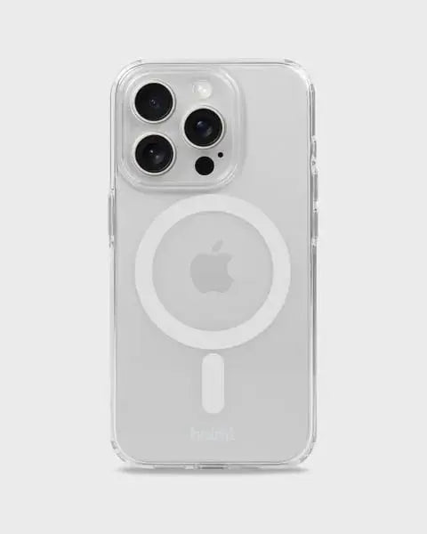 Holdit Telefonskal MagSafe iPhone 15 Pro Max - Transparent/Vit - Travels And Bags