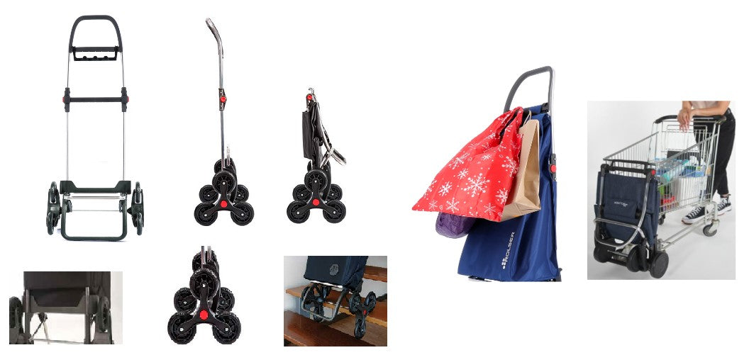 Rolser 6L MF Shoppingvagn/dramaten 43L - Kaki Rolser