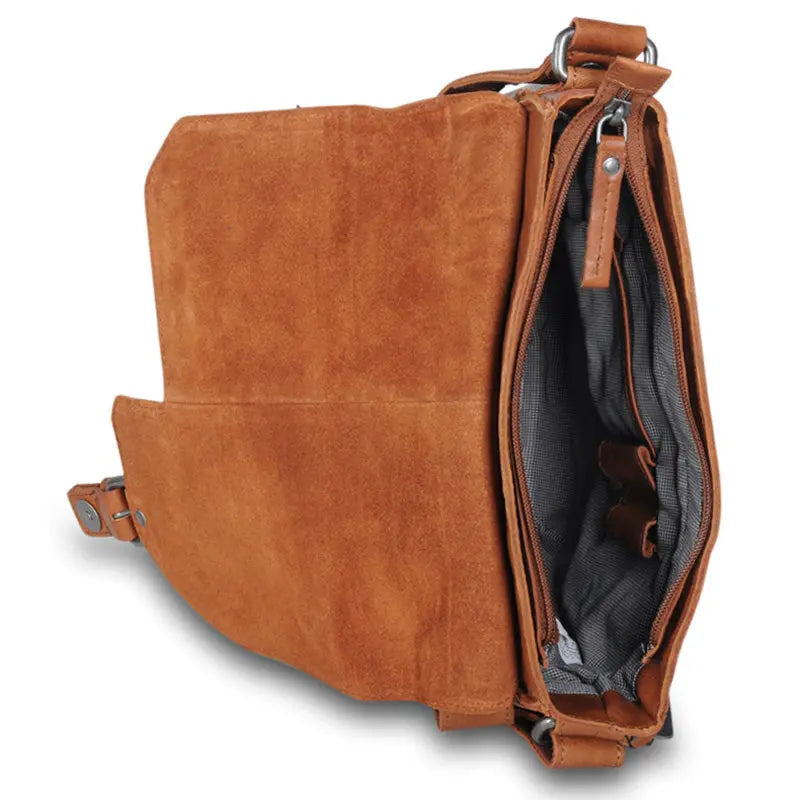 Spikes & Sparrow Flapbag Handväska - Brandy - Travels And Bags