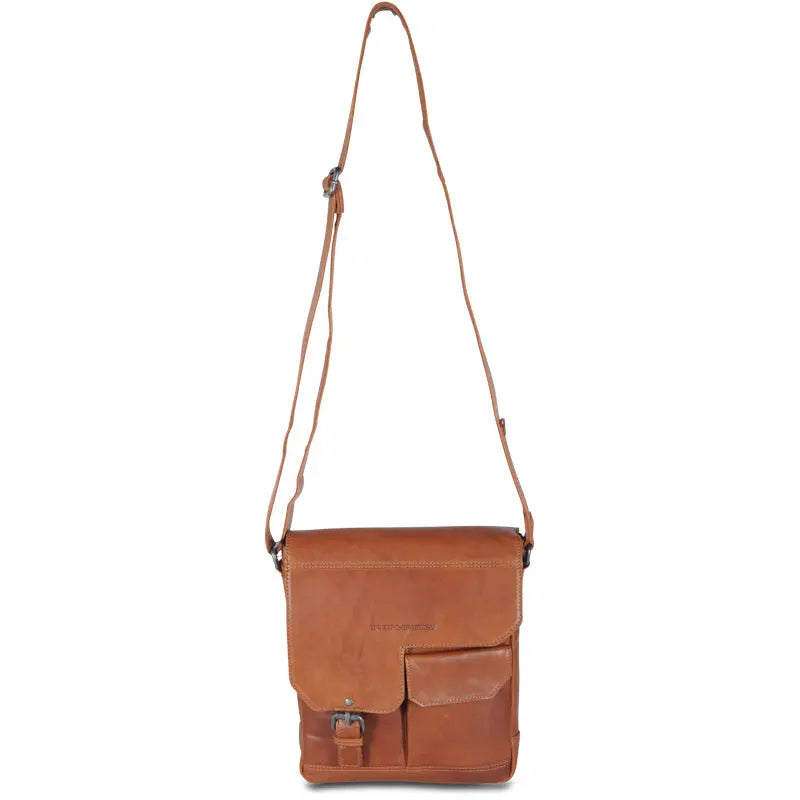 Spikes & Sparrow Flapbag Handväska - Brandy - Travels And Bags