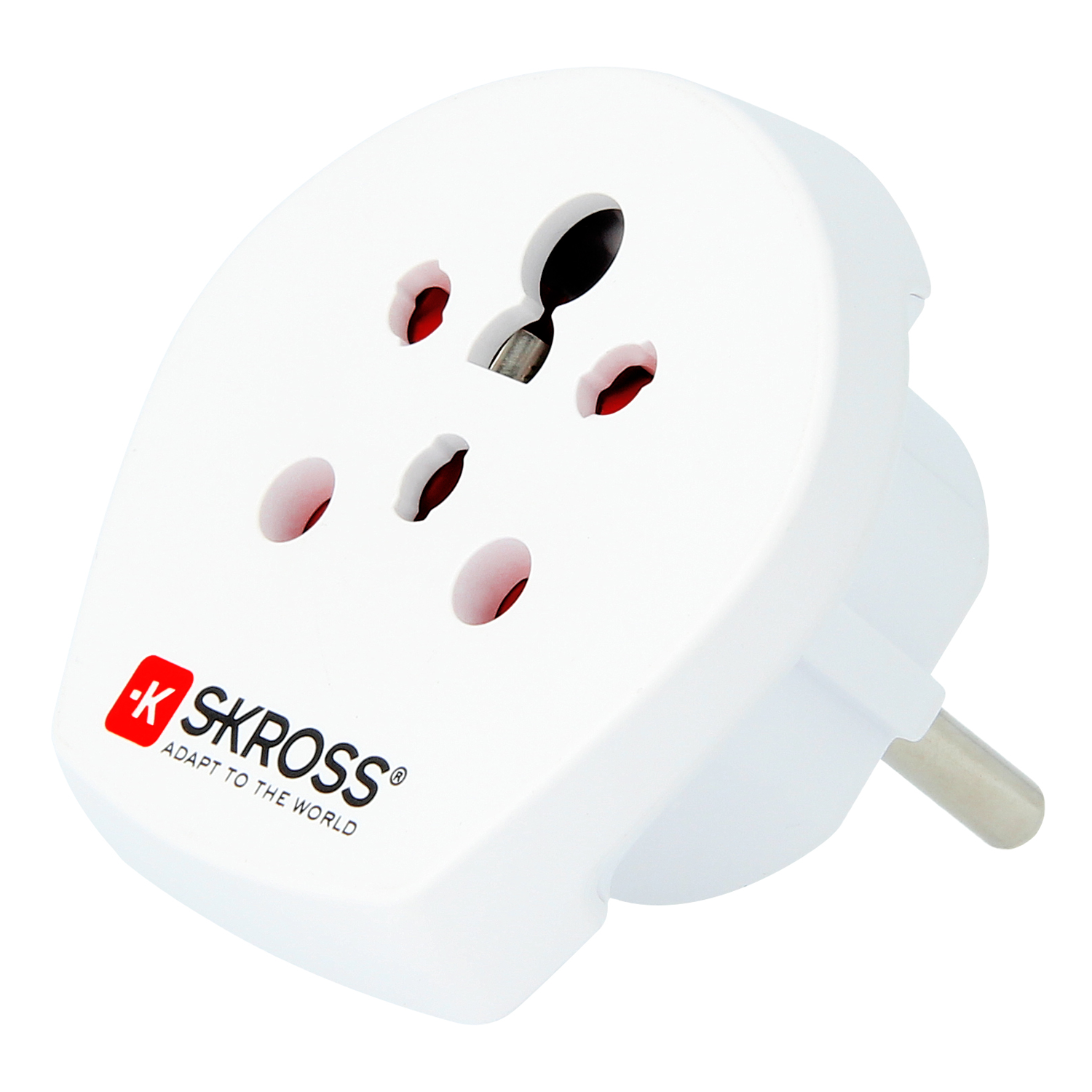 SKROSS - Reseadapter Indien/Israel/Danmark till Europa Jordad - Travels And Bags
