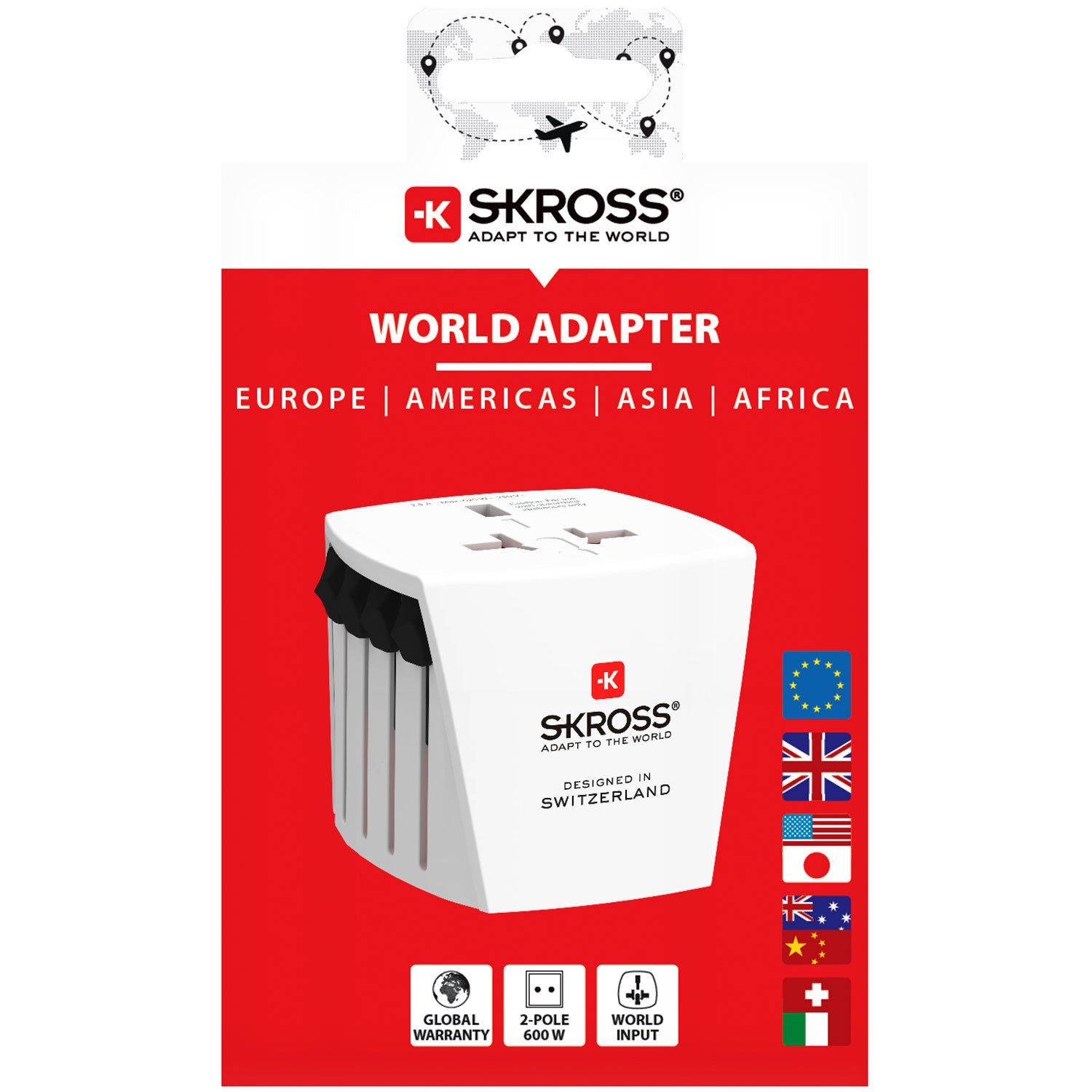 SKROSS - Världsreseadapter MUV Micro Ojordad - Travels And Bags