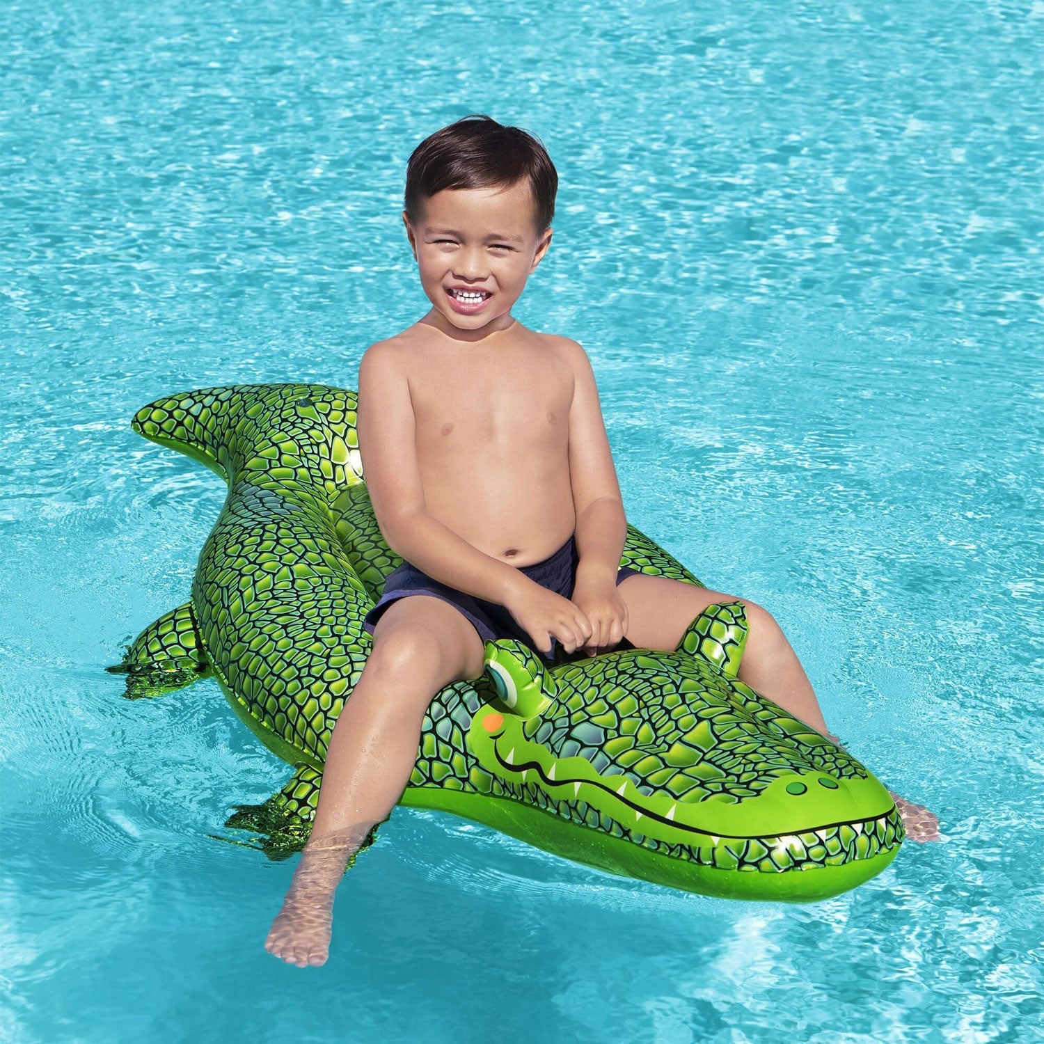 Bestway - Badmadrass Buddy Crocodile Ride-On 1.52m x 71cm - Travels And Bags
