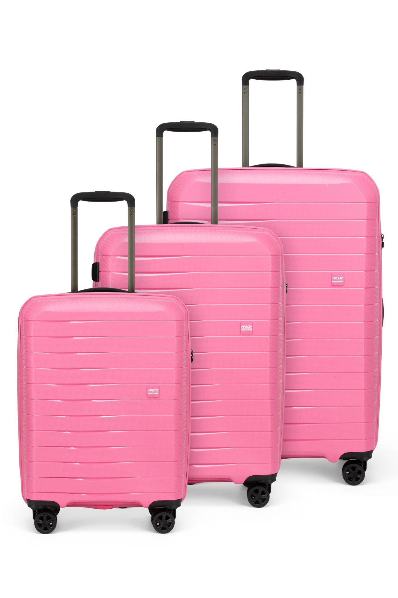 Airbox AZ18 Resväskor 3-pack - Rosa