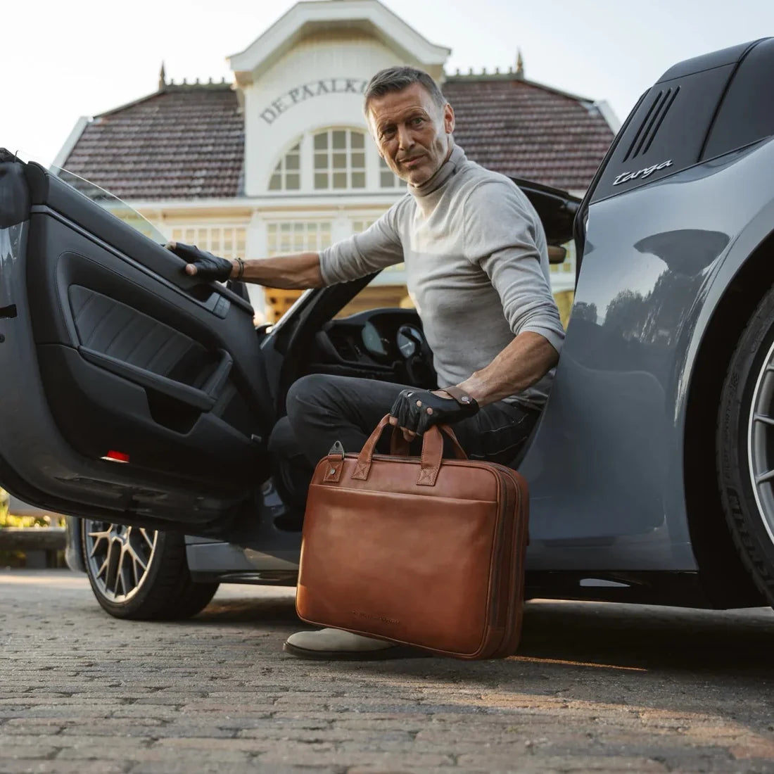 The Chesterfield Brand Iseo 15" Datorväska - Cognac - Travels And Bags