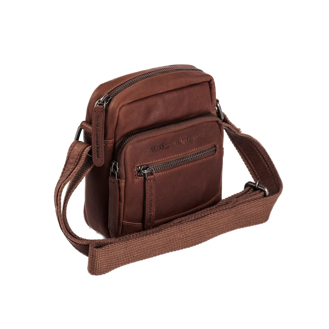 The Chesterfield Brand Bremen Crossbodyväska - Mörkbrun - Travels And Bags